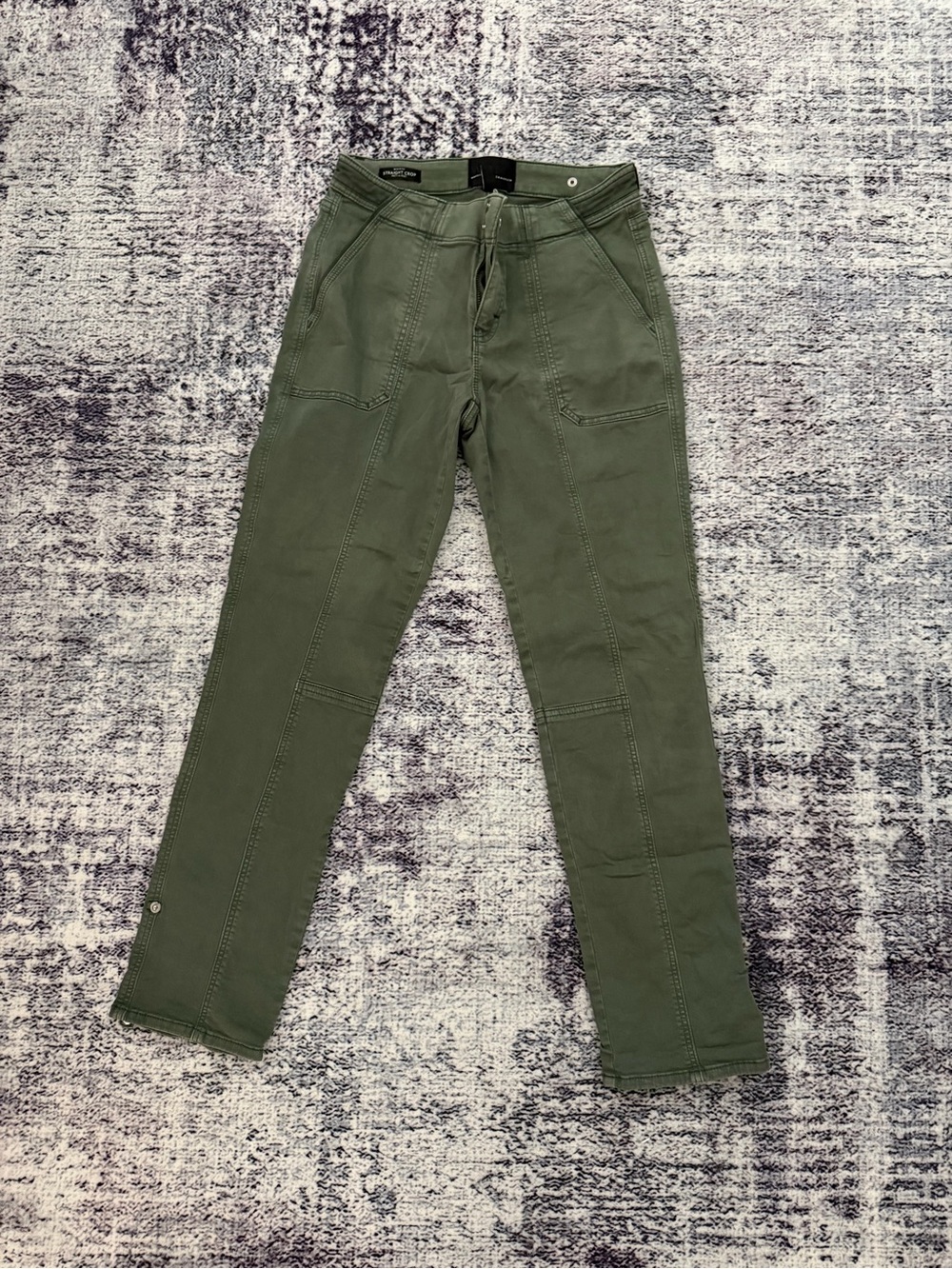 White House Black Market Olive Green Ankle Pants